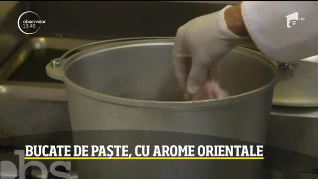 Bucate de Paște, cu arome orientale