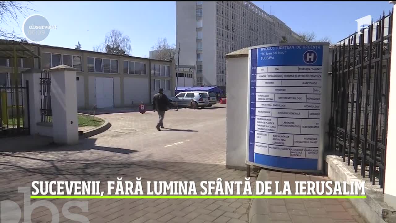 Sucevenii, fără Lumina sf&acirc;ntă de la Ierusalim. Credincioşii sunt sfătuiţi să-şi aprindă singuri lum&acirc;nările
