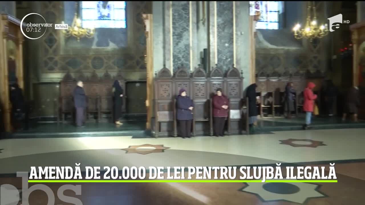 Amendă de 20.000 de lei pentru o slujbă ilegală. S-a &icirc;nt&acirc;mplat la Recea, &icirc;n Maramureş