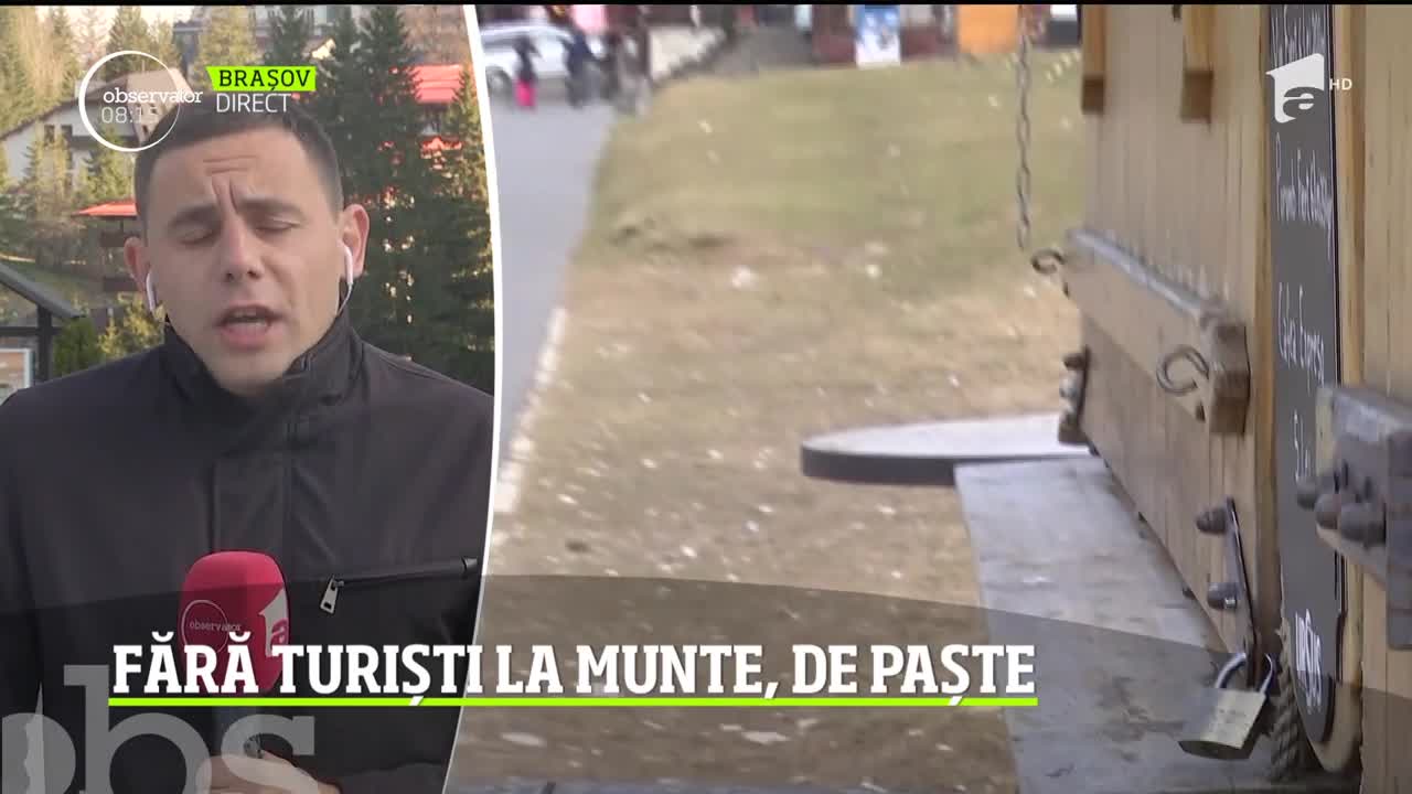 Fără turiști la munte, de Paște
