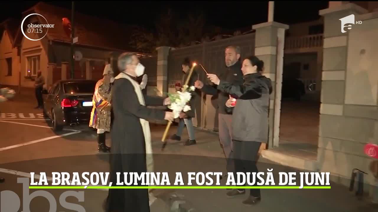 La Brașov, Lumina a fost adusă de juni