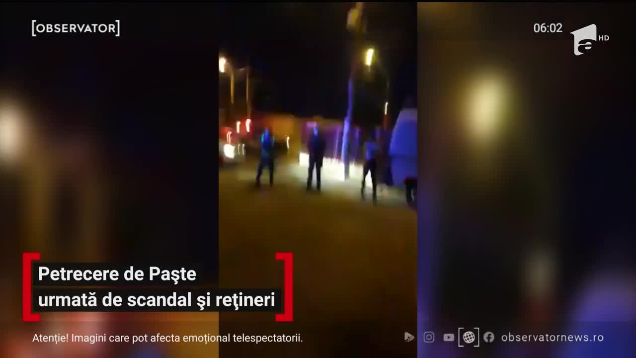 Petrecere de Paște urmată de scandal și rețineri &icirc;n Capitală