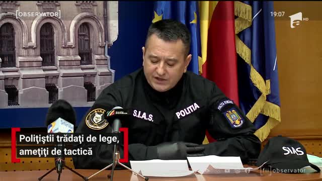 Polițiștii trădați de lege, amețiți de tactică