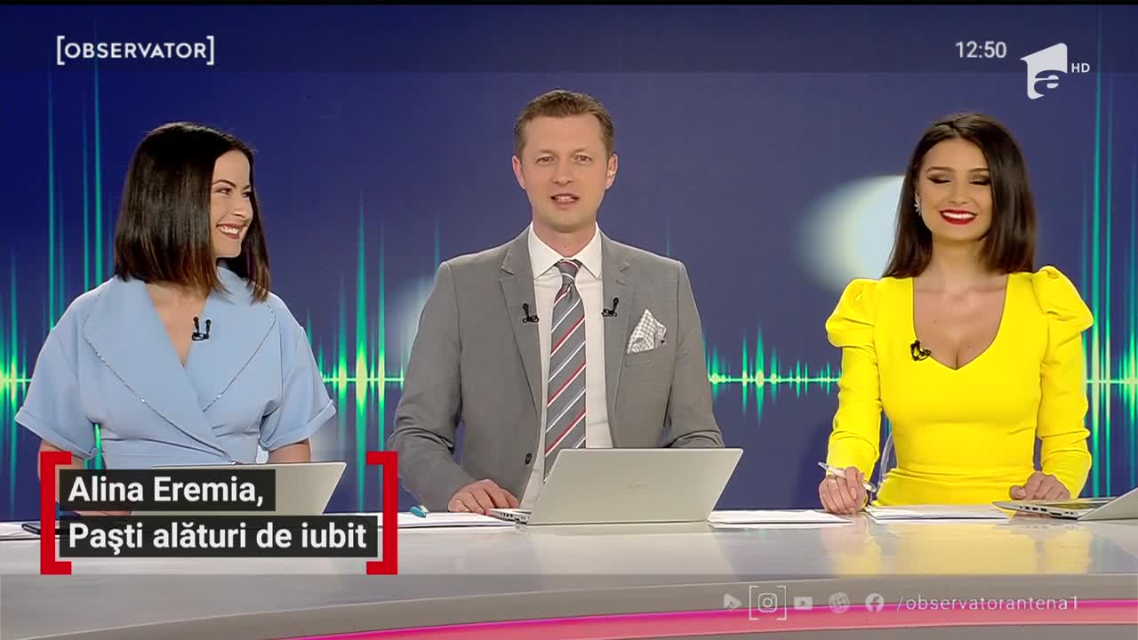 Iubirea &icirc;nflorește &icirc;n izolare. Alina Eremia, Paști alături de iubit