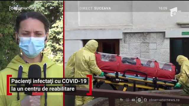 Pacienţi infectati cu Covid-19 la un centru de reabilitare neuropsihiatrică din judeţul Suceava