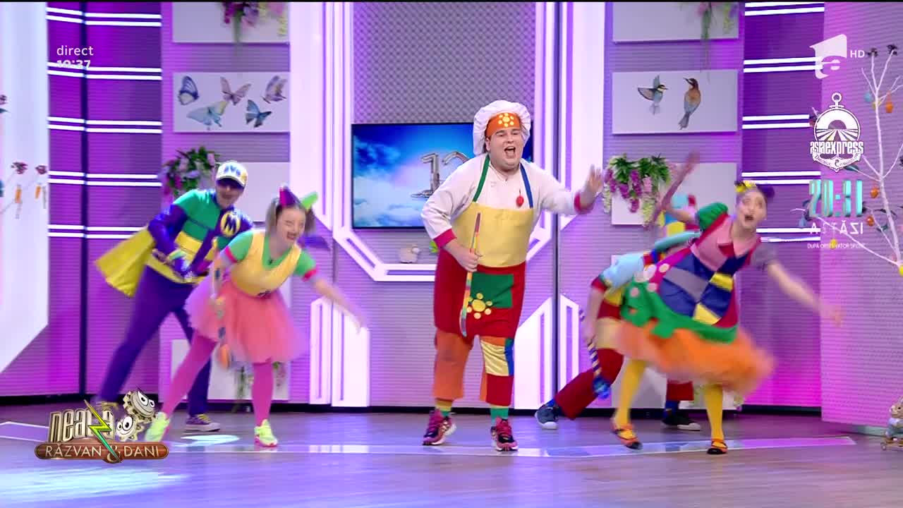 Gaşca Zurli c&acirc;ntă melodia Bucătărașul Zurli, la Neatza cu Răzvan și Dani