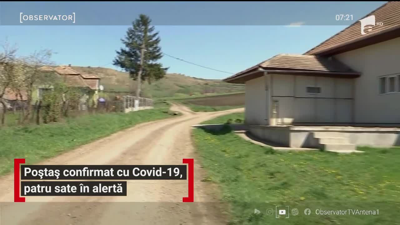 Poștaș din Cluj confirmat cu Covid-19, patru sate &icirc;n alertă