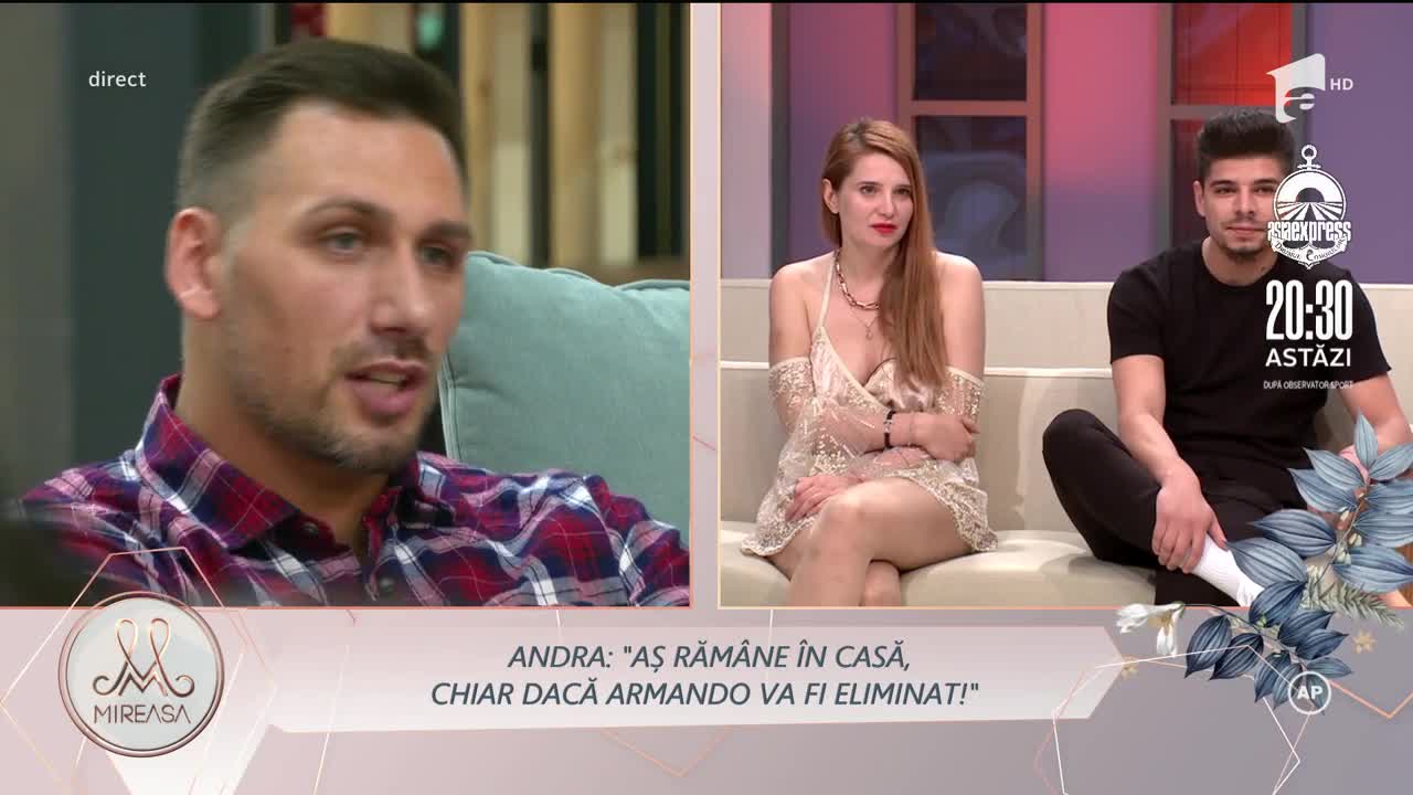 &Icirc;n pauza publicitară, Armando a izbucnit! Ce i-a reproșat iubitei