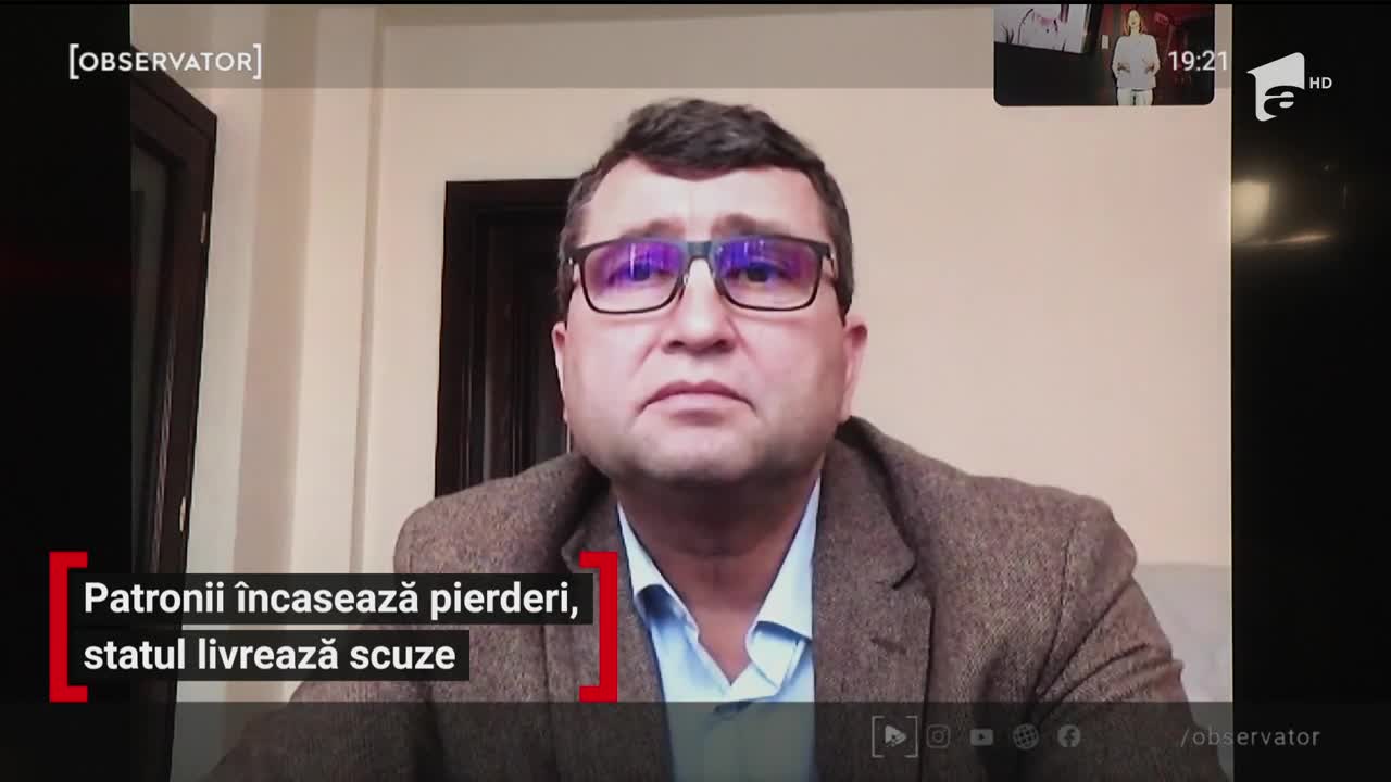 Patronii &icirc;ncasează pierderi, statul livrează scuze