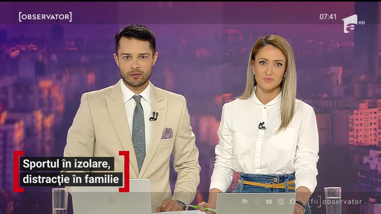 Sportul &icirc;n izolare, distracție &icirc;n familie