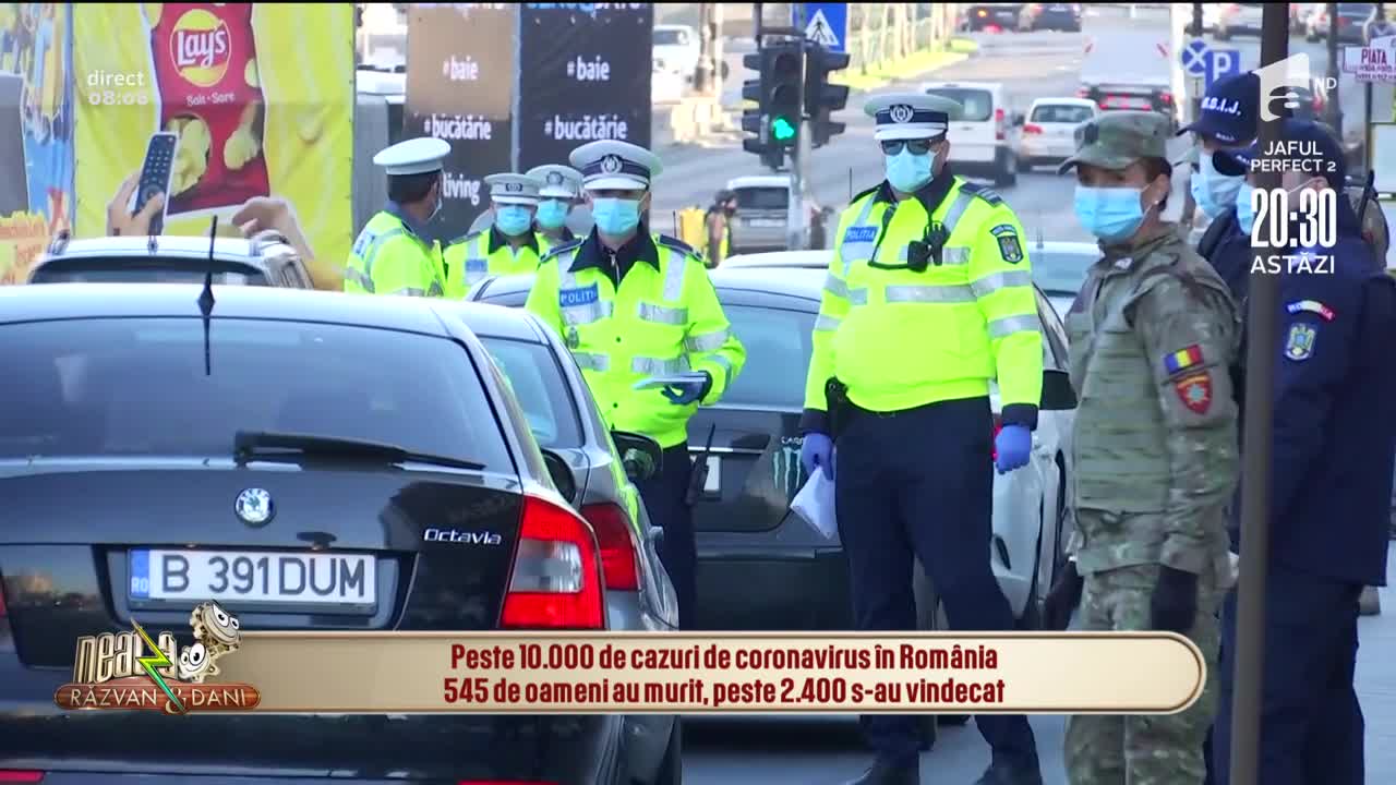 Coronavirusul a făcut 545 de victime &icirc;n Rom&acirc;nia. Peste 2400 de persoane s-a vindecat de virusul ucigaș