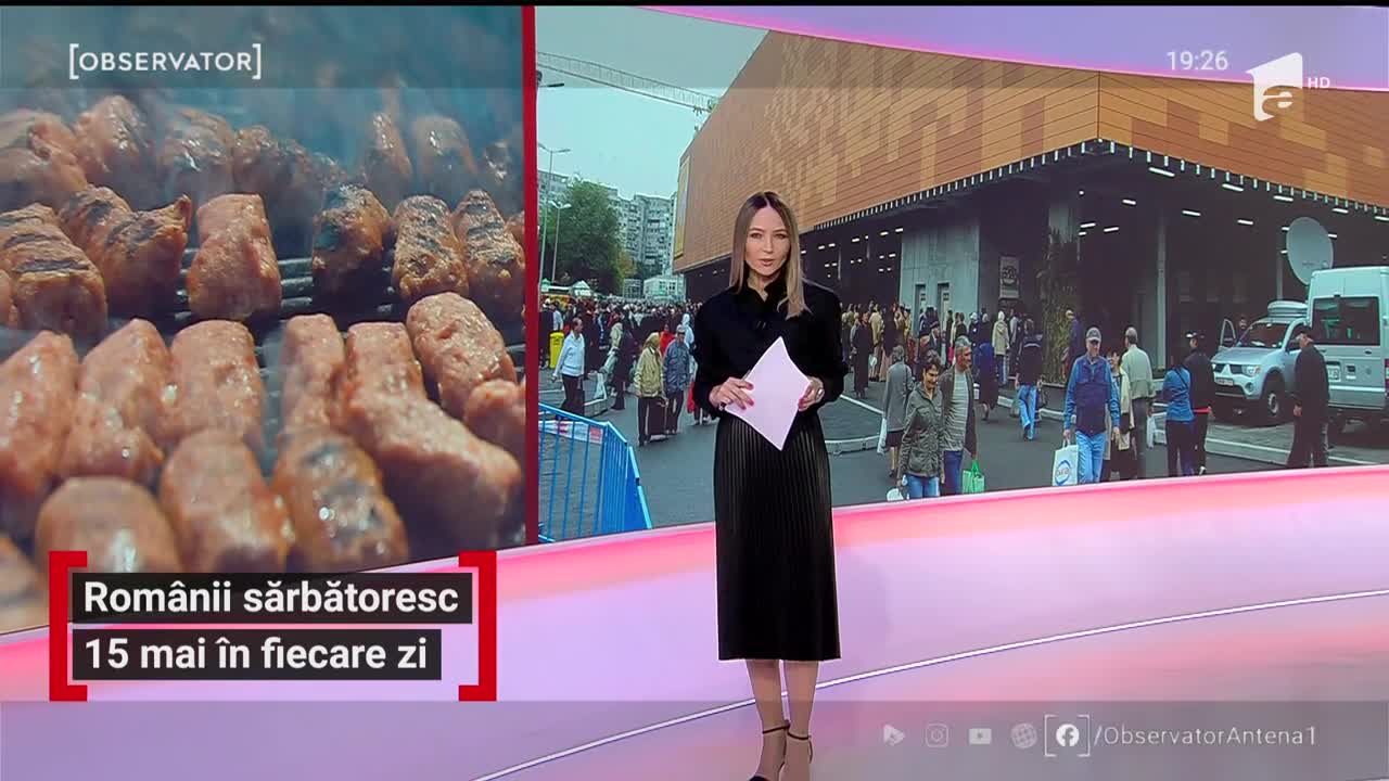 Rom&acirc;nii sărbătoresc 15 mai &icirc;n fiecare zi