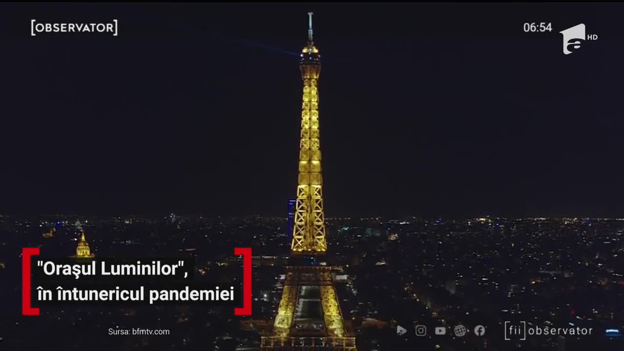 Parisul, "Oraşul luminilor", a ajuns o umbră a metropolei pline de viaţă