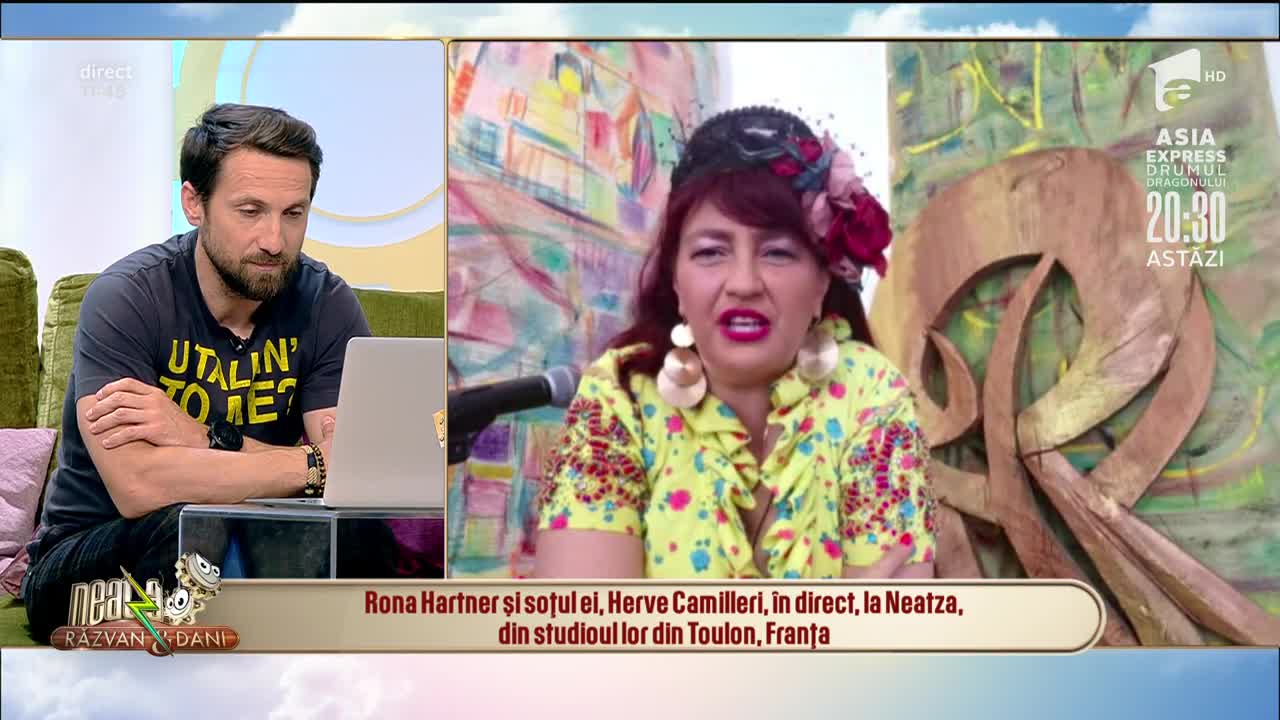 Rona Hartner s-a izolat cu soţul ei &icirc;n studioul lor din Franţa
