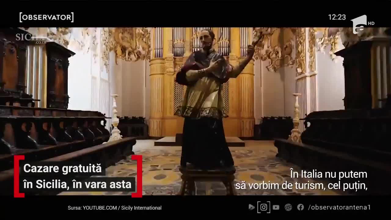 Cazare gratuită &icirc;n Sicilia, &icirc;n vara aceasta