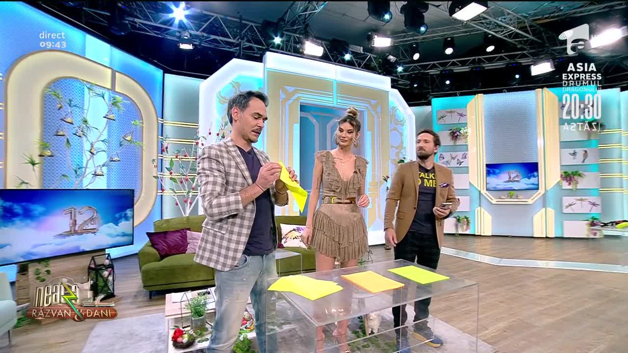 Jocurile olimpice de izolare continuă la Neatza! Dani Oțil, Ramona Olaru și Răzvan Simion au lansat avioane de h&acirc;rtie!