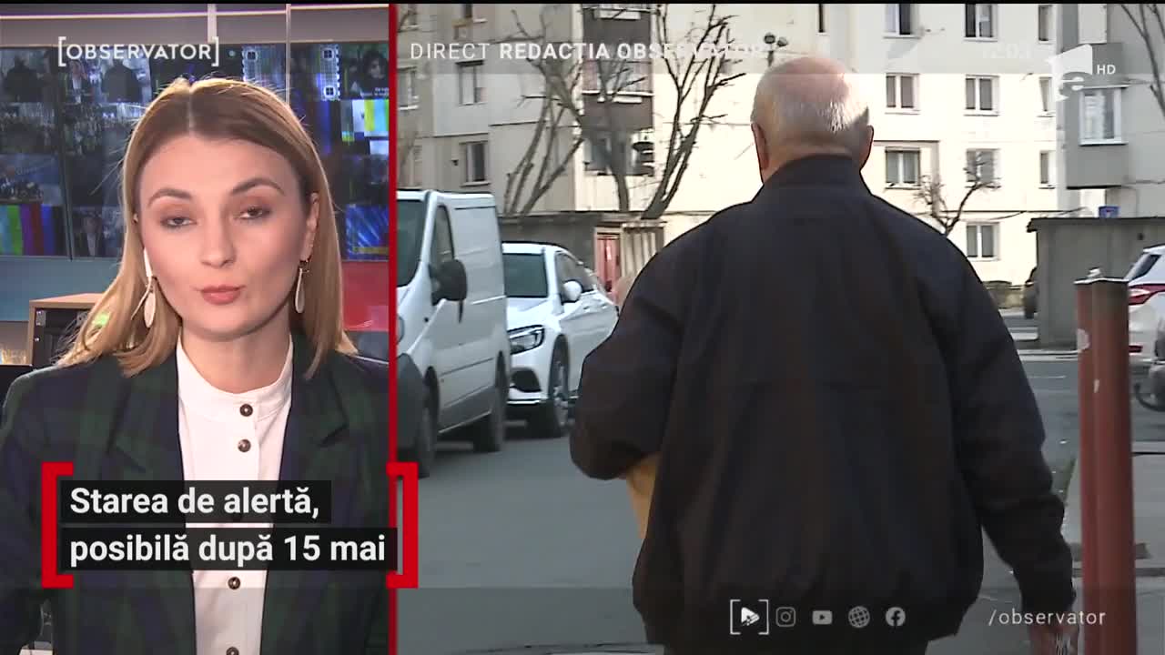Observator Update, 28 aprilie, ora 12:00: Starea de alertă, posibilă după 15 mai