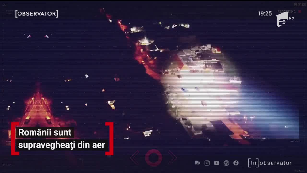 Rom&acirc;nii sunt supravegheați din aer
