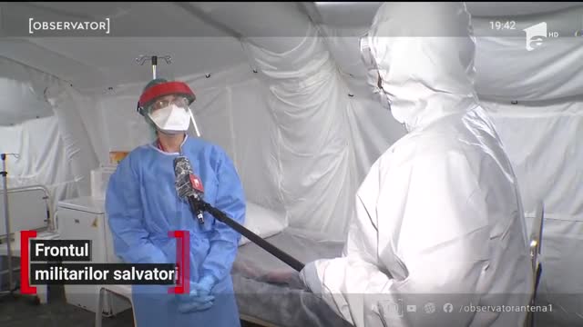 Spitalul Rol2, locul unde uniforma medicală și uniforma militară fac front comun &icirc;n lupta &icirc;mpotriva pandemiei