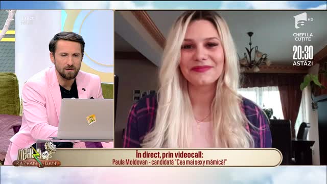 Neatza cu Răzvan și Dani caută "Cea mai sexy mămică": Paula Moldovan, candidata de astăzi!