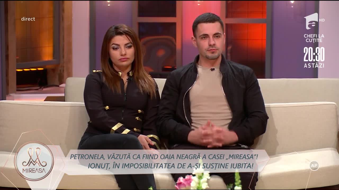 Petronela a devenit oaia neagră a Casei "Mireasa"! Ionuţ, &icirc;n imposibilitatea de a-şi susţine iubita!