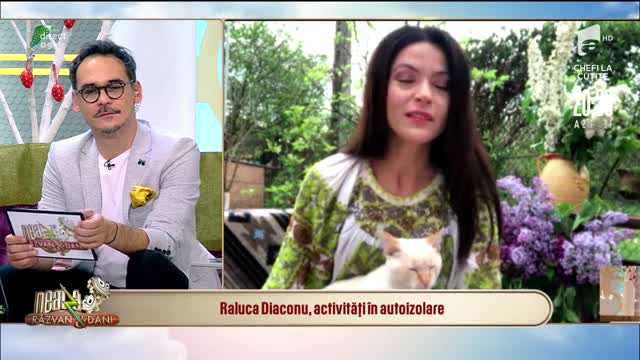 Raluca Diaconu, activități &icirc;n autoizolare