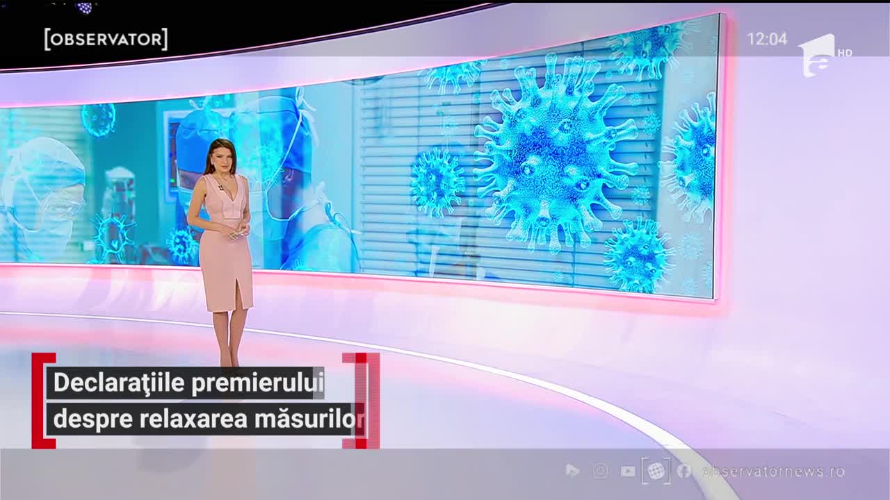 Observator Update, 30 aprilie, ora 12:00: Declarațiile premierului despre relaxarea măsurilor