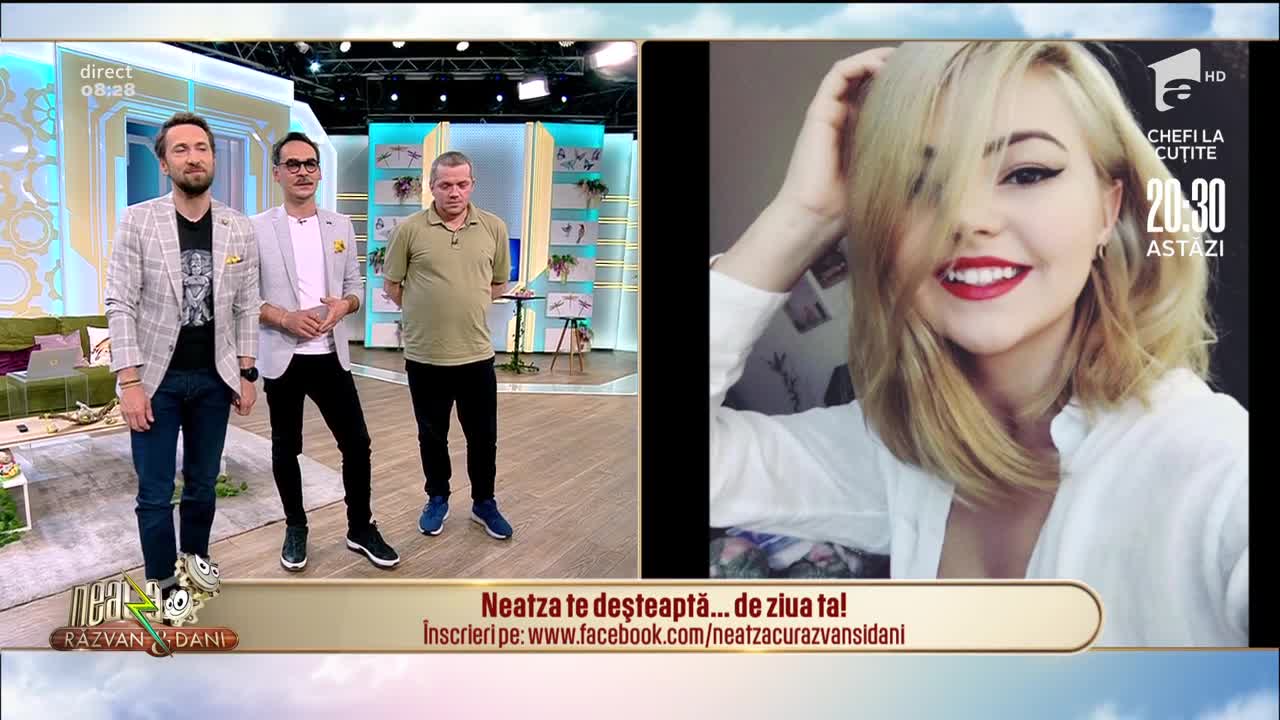 Neatza cu Răzvan și Dani te deşteaptă... de ziua ta! La mulți ani, Andra!