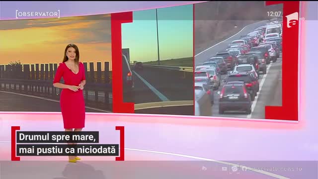 Drumul spre mare, mai pustiu ca niciodată