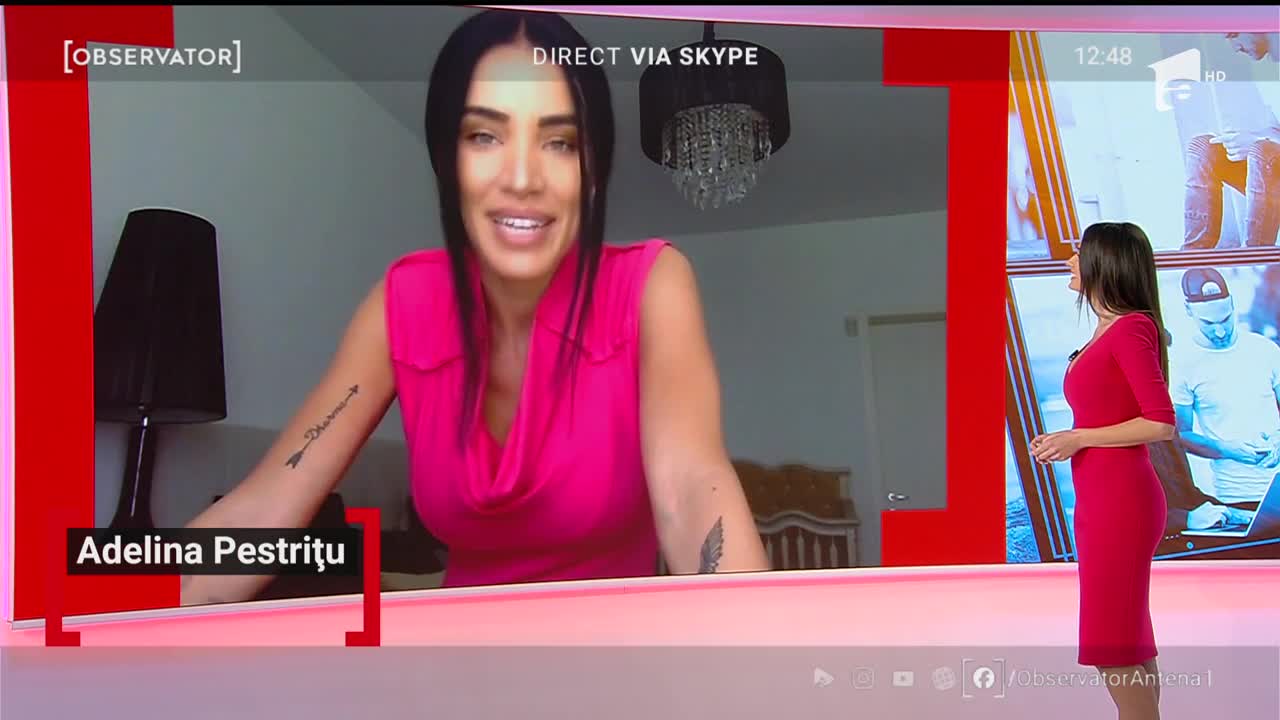 Adelina Pestrițu &icirc;mbină munca și relaxarea &icirc;n izolare