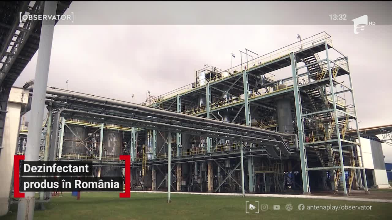 Cel mai mare combinat chimic din Rom&acirc;nia produce dezinfectant recomandat uzului uman
