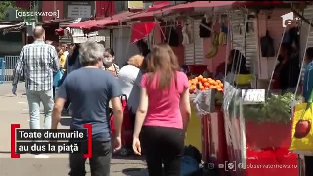 &Icirc;n minivacanța de 1 Mai, toate drumurile au dus la piață pentru rom&acirc;ni