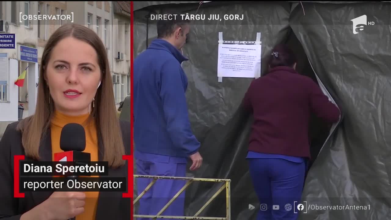 Focar de coronavirus &icirc;n Spitalul Județean T&acirc;rgu Jiu
