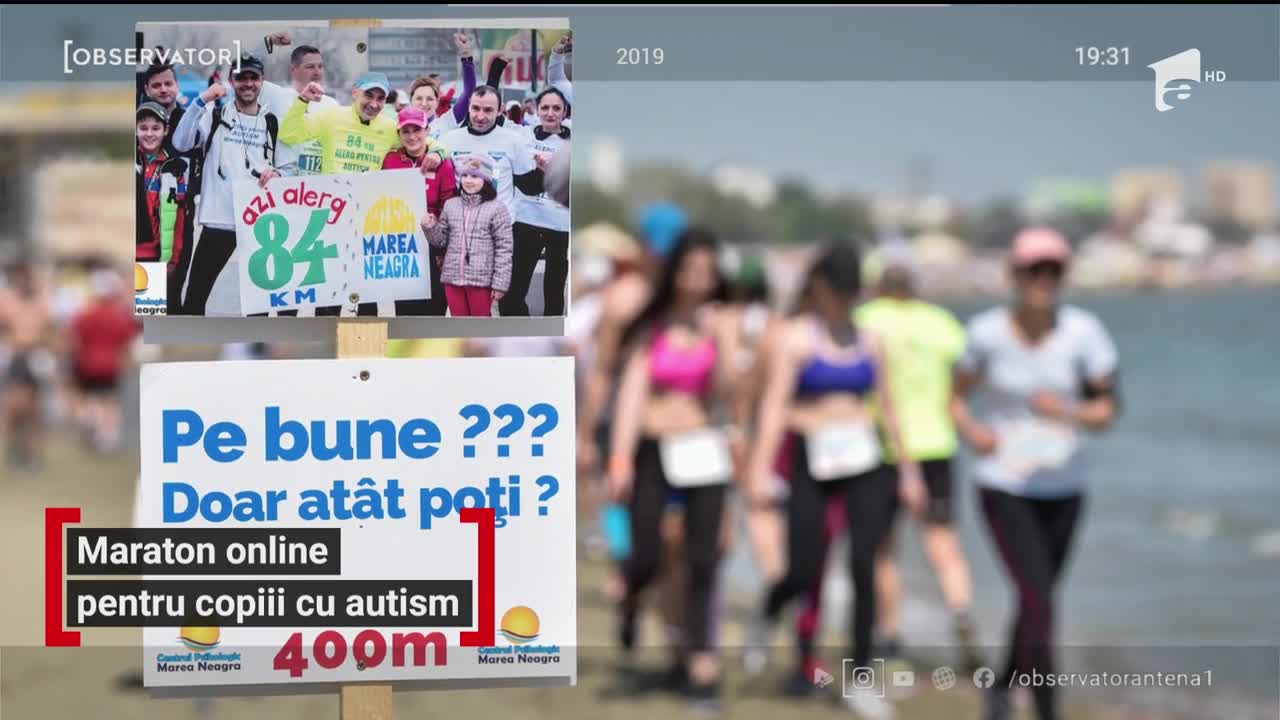 Maraton online pentru copiii cu autism! 150 de ultramaratonişti au alergat &icirc;n jurul blocului sau &icirc;n casă