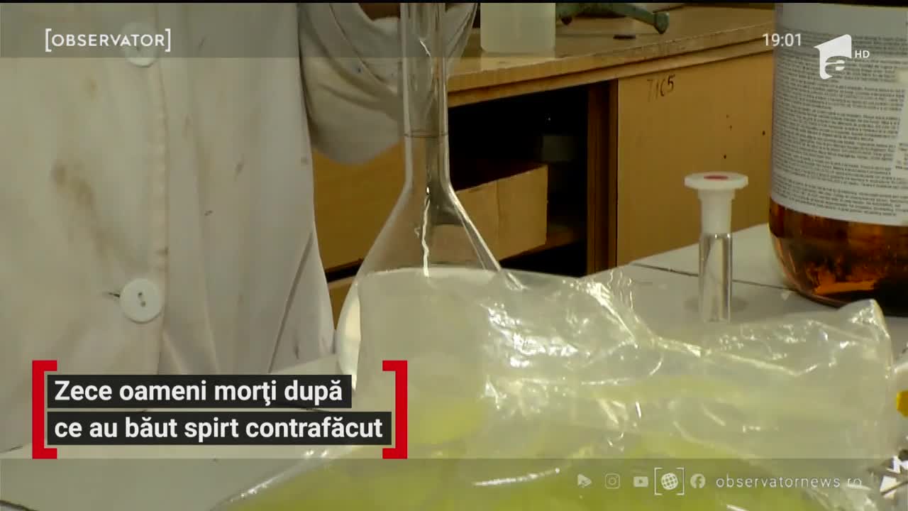 Zece oameni morți după ce au băut spirt contrafăcut