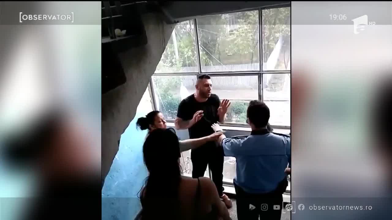 T&acirc;năr nervos din Galați a fost calmat de polițiști cu spray lacrimogen
