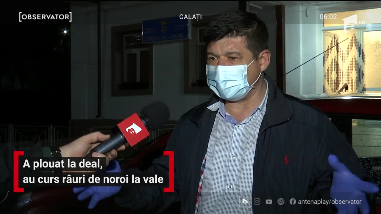 Ploile torenţiale şi grindina au adus pagube &icirc;n mai multe regiuni din ţară