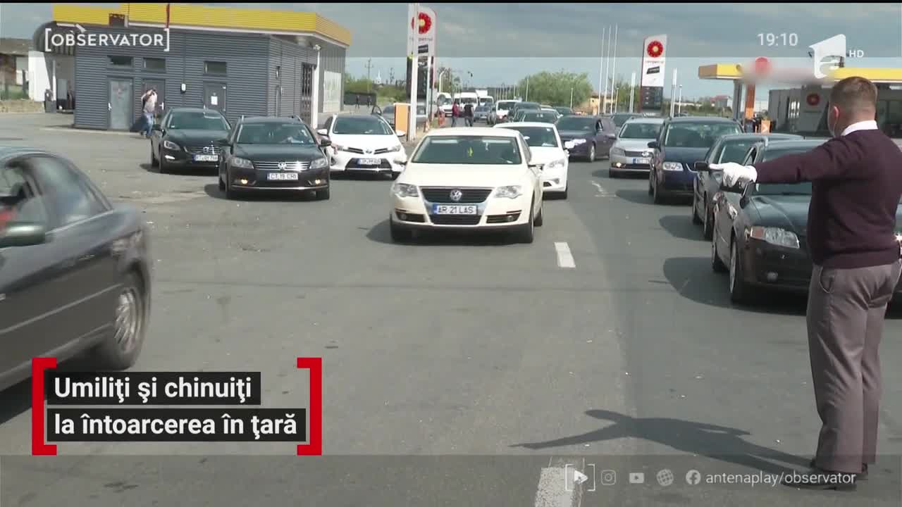 Drumul spre carantină trece prin infern pentru rom&acirc;nii care revin &icirc;n ţară. &Icirc;n Vama Nădlac, sunt ţinuţi cu orele printre munţi de gunoaie