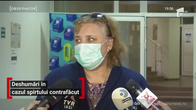 Deshumări &icirc;n cazul spirtului contrafăcut de la Iaşi