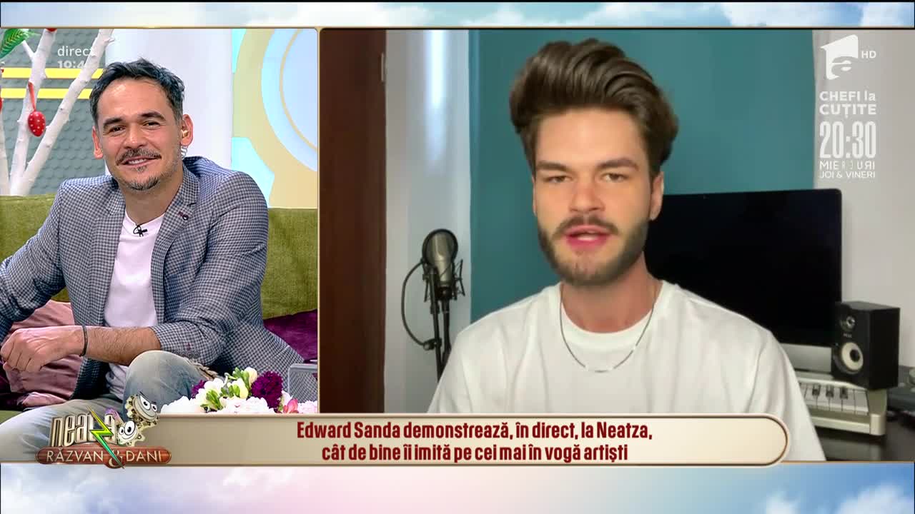 Activități &icirc;n autoizolare cu Edward Sanda! Artistul &icirc;i imită pe cei mai &icirc;n vogă c&acirc;ntăreți din Rom&acirc;nia