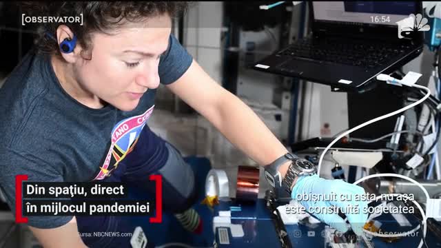 Din spațiu, direct &icirc;n mijlocul pandemiei