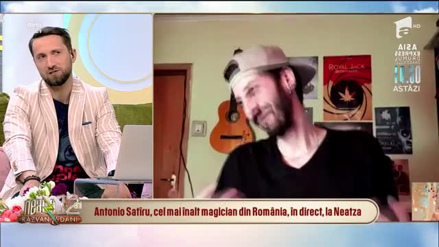 Magicianul Antonio, număr de iluzionism la Neatza cu Răzvan și Dani