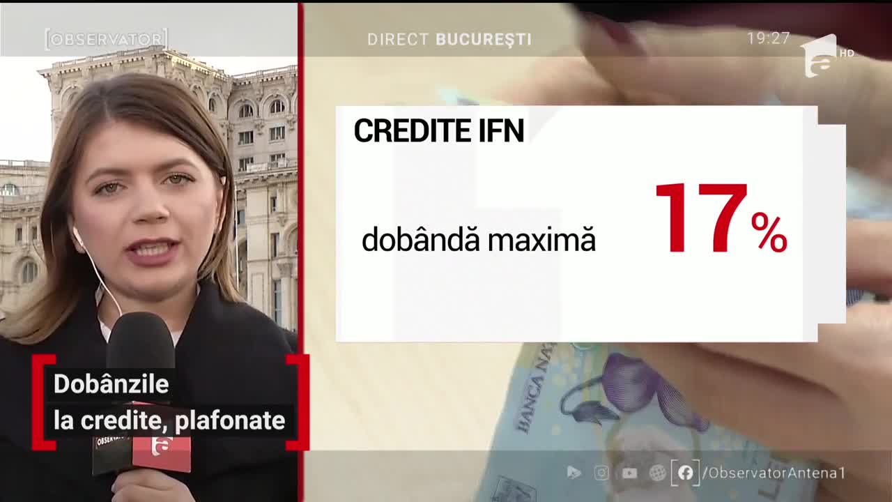 Dob&acirc;nzile la credite au fost plafonate