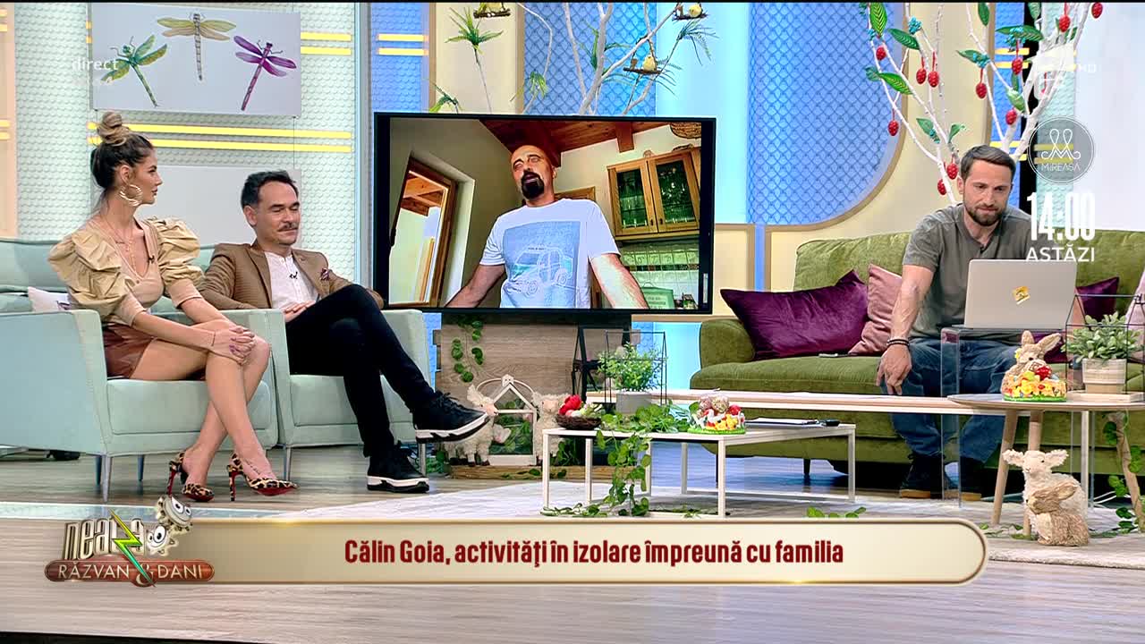 Călin Goia, activități &icirc;n izolare &icirc;mpreună cu familia: Le fac băieților mei cartofi prăjiți