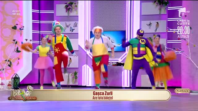 Gașca Zurli c&acirc;ntă piesa Are tata băiețel, la Neatza cu Răzvan și Dani