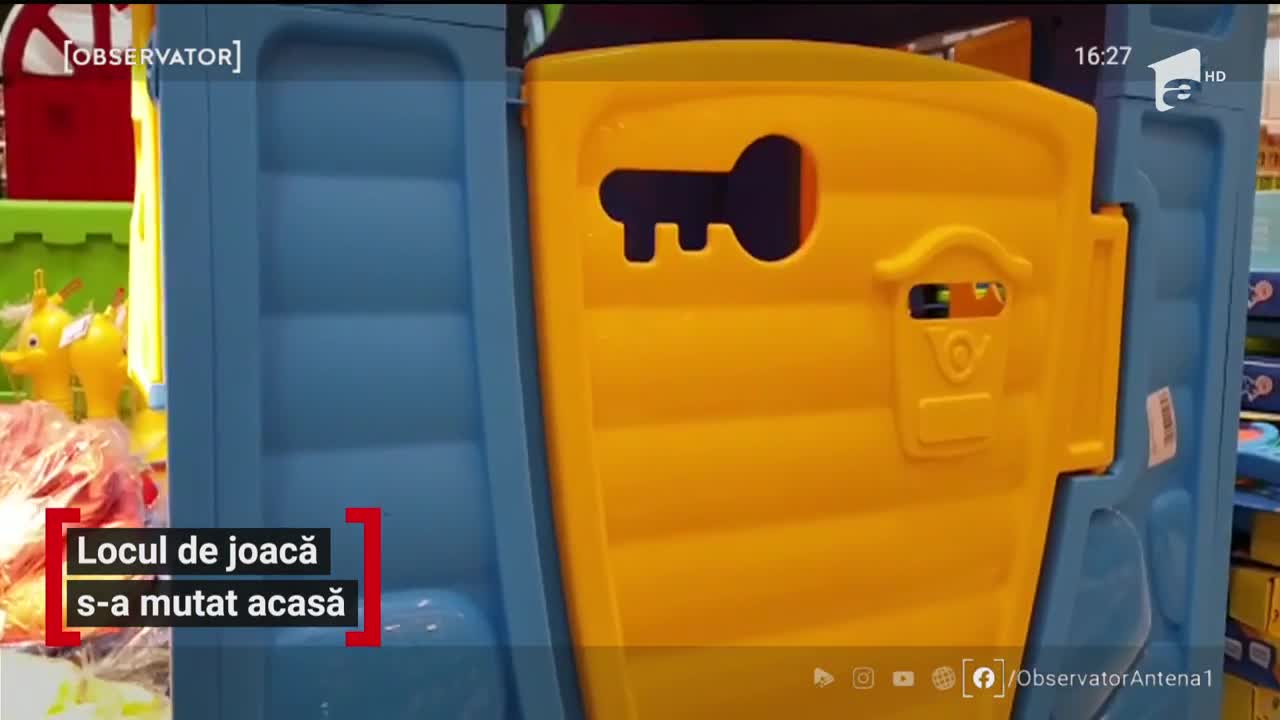 Locul de joacă pentru copii s-a mutat acasă