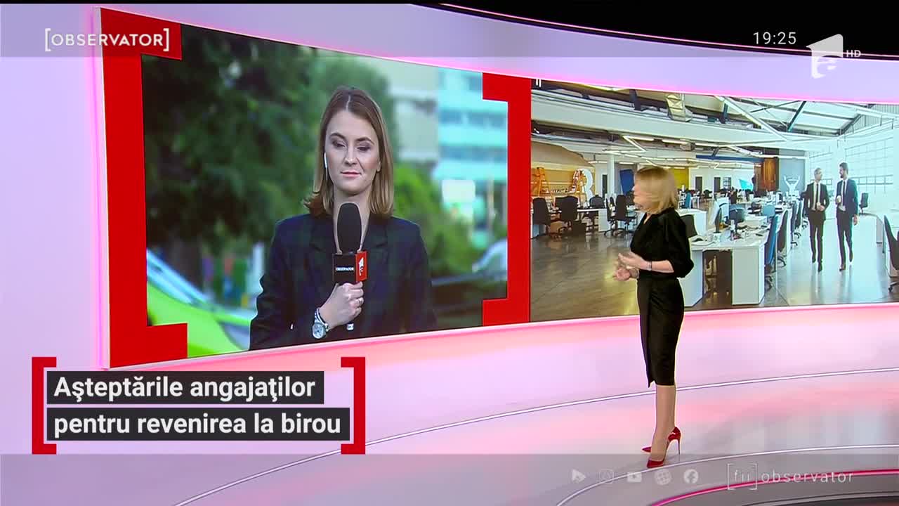 Așteptările angajaților pentru revenirea la birou