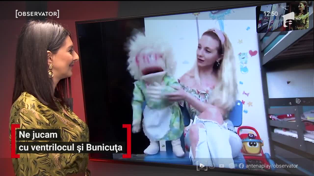 Ventrilocul Crina Zvobodă și Bunicuța, distracție &icirc;n izolare pentru copii