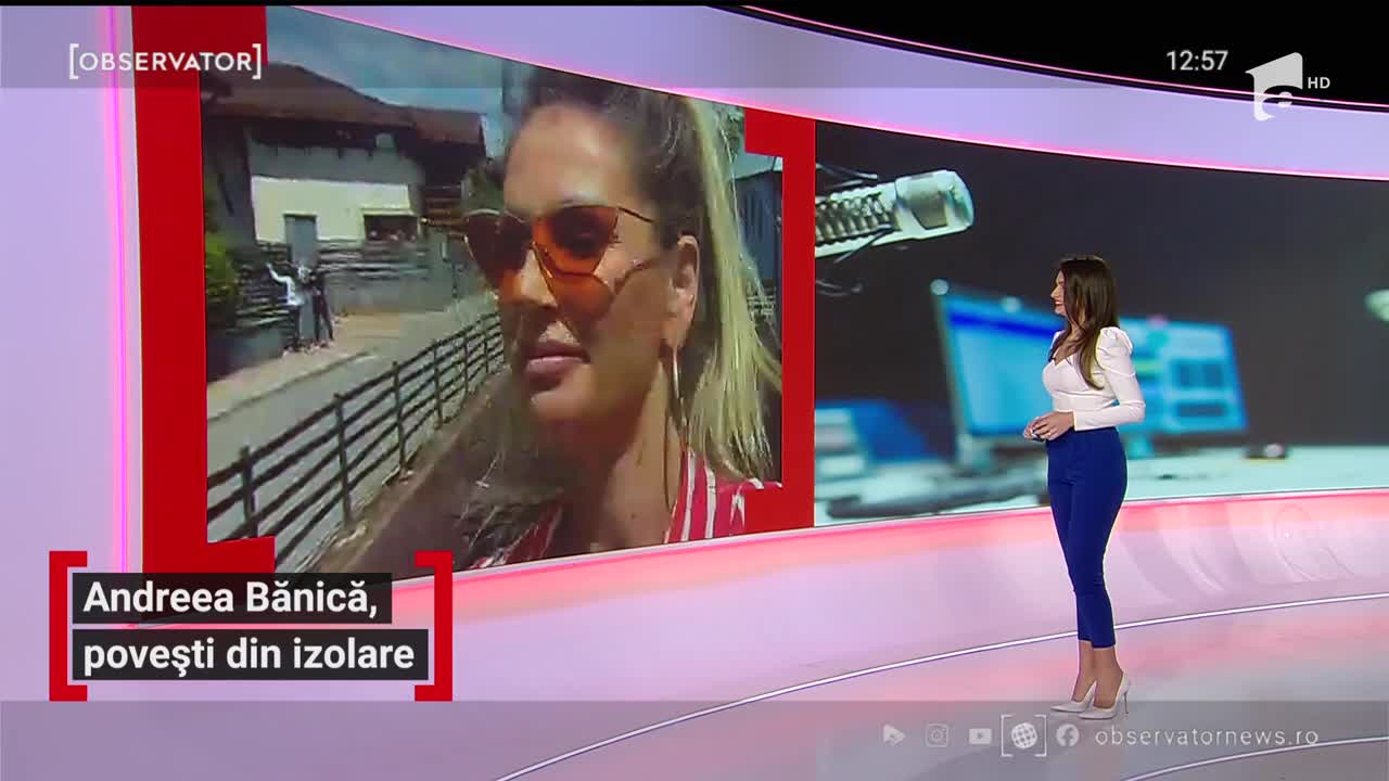 Andreea Bănică, povești din izolare. Cum se descurcă artista cu cei doi copii