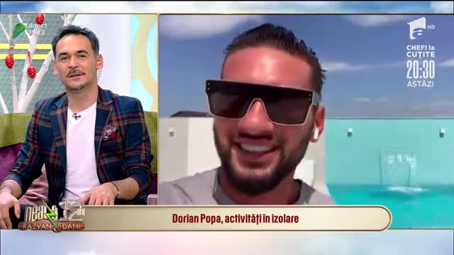 Dorian Popa, activități &icirc;n izolare: Am slăbit 12 kilograme